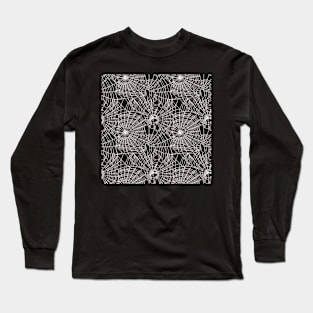 Spider Webs Black Long Sleeve T-Shirt